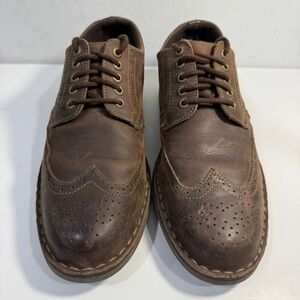 Sebago Dresden Wing Tip Brown Tan Leather Men’s Dress Shoes Lace Up Size US 8.5M